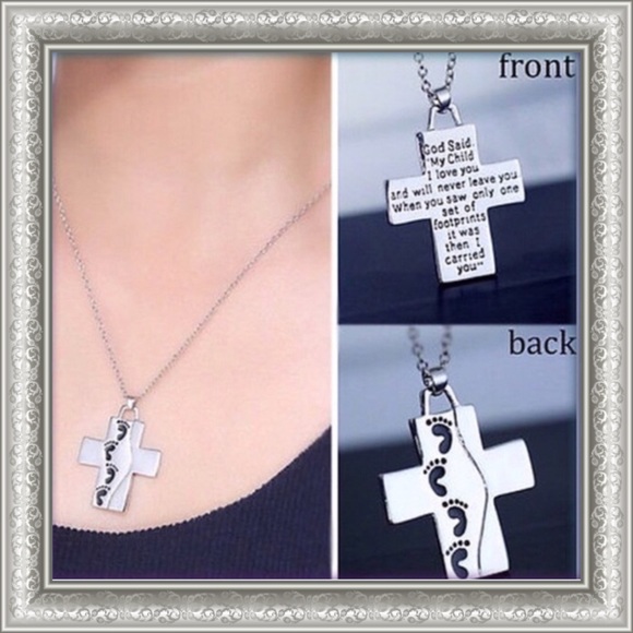 Footprints Necklace - Picture 5 of 10